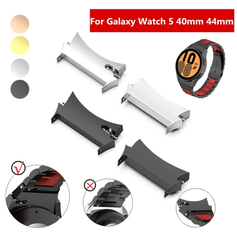 

Band Connector Adapter Strap Metal Link for Samsung for galaxy watch 5 40mm 44mm