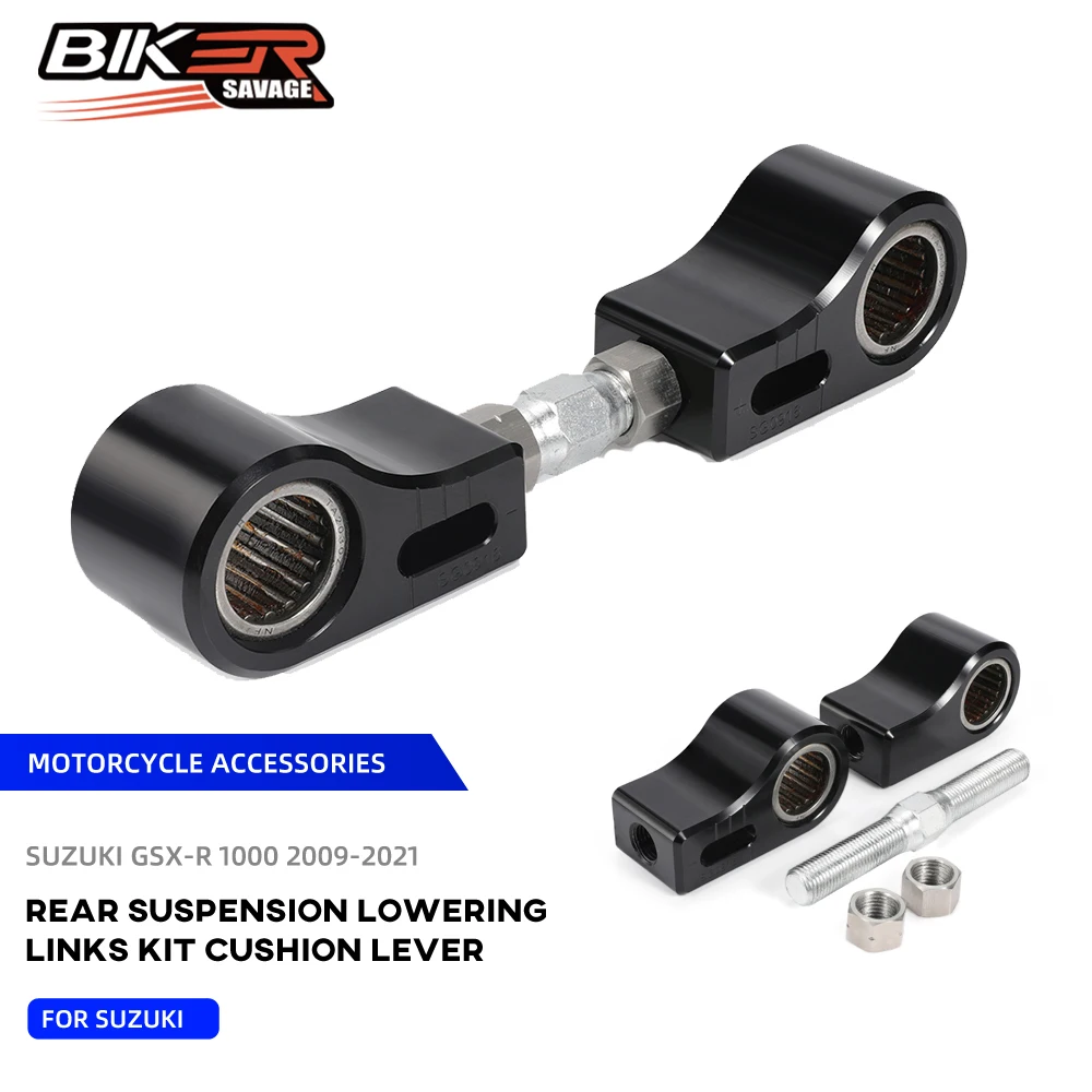 

For SUZUKI GSXR1000 Motorcycle Lowering Links Kit GSX-R 1000 2009-2021 Rear Suspension Drop Adjustable Lever Accessories