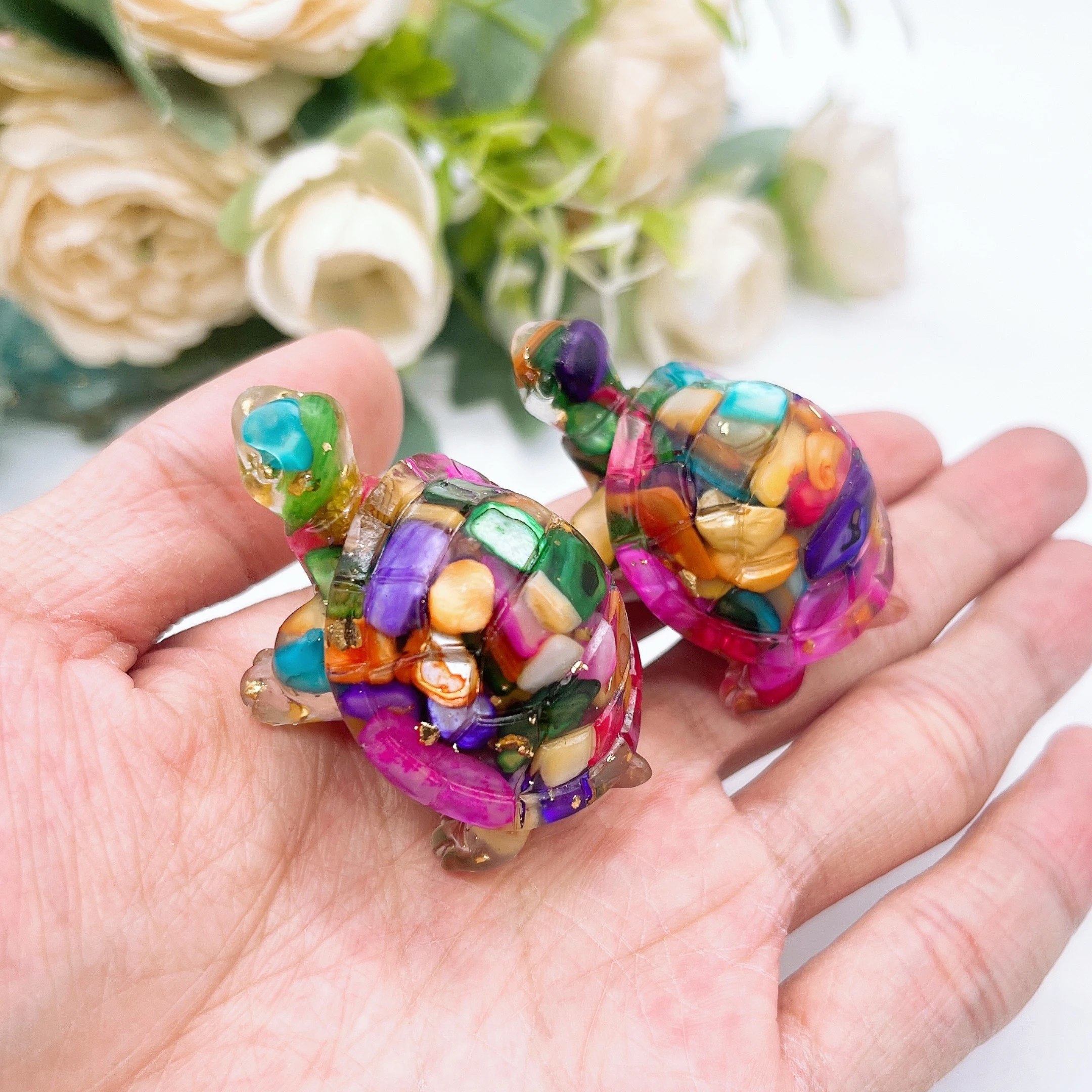 

Искусственные украшения черепахи из камня