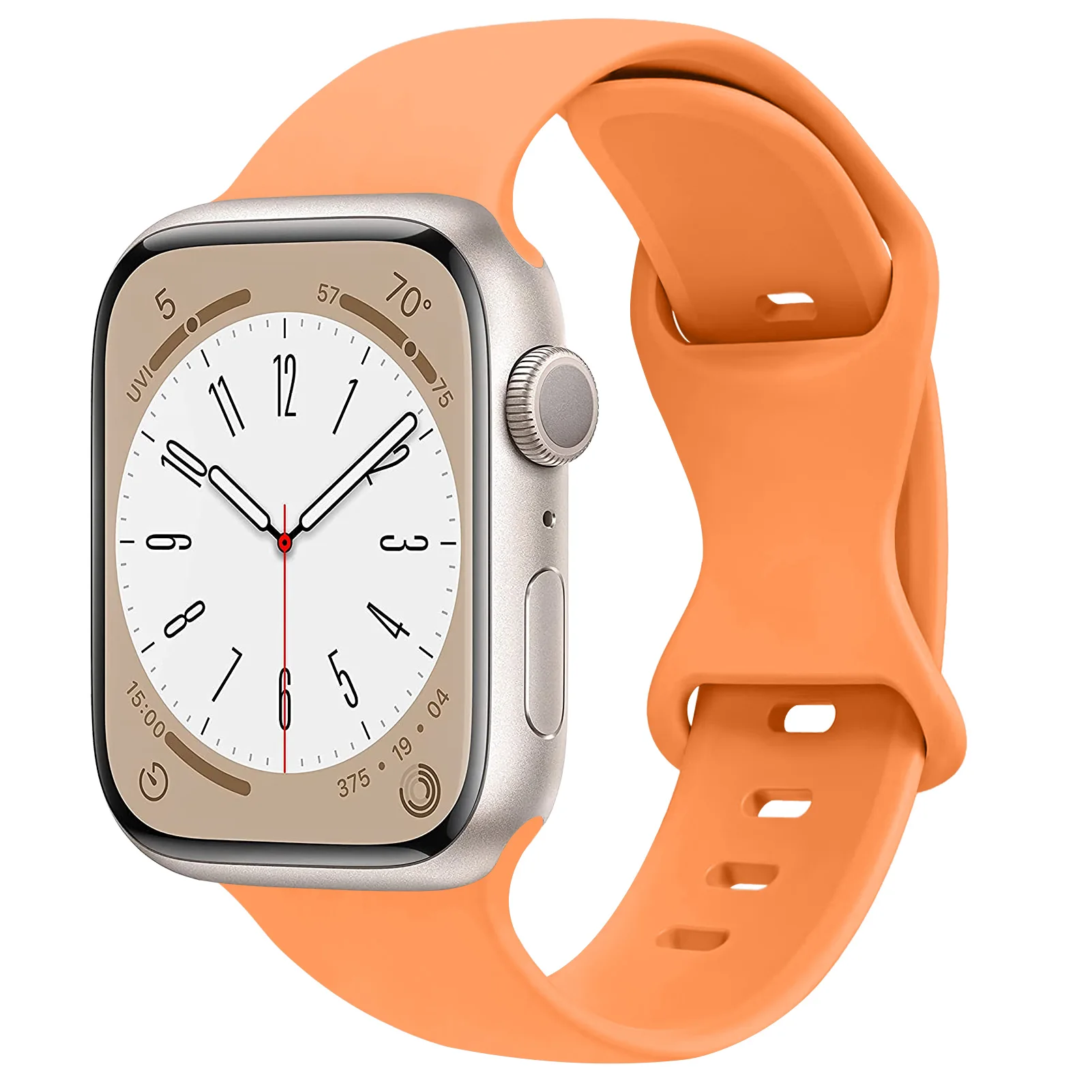 

Silicone Strap For apple Watch Band 44mm 40mm 45mm 41mm 49mm 42mm 38mm 44 mm bracelet iwatch series 7 se 3 5 6 8 9 Ultra 2 band
