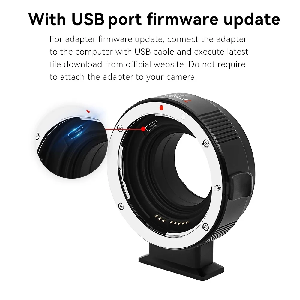 Адаптер для объектива с автофокусом Canon EF/фотообъектива Fujifilm X