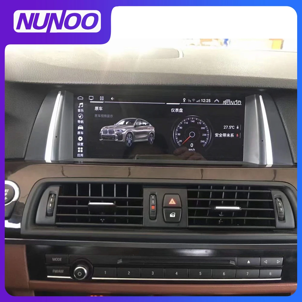 Автомобильный мультимедийный плеер на Android 12 8 + 128 ГБ для BMW 5 Series F10 F11 F07 F18 2010-2017 GPS