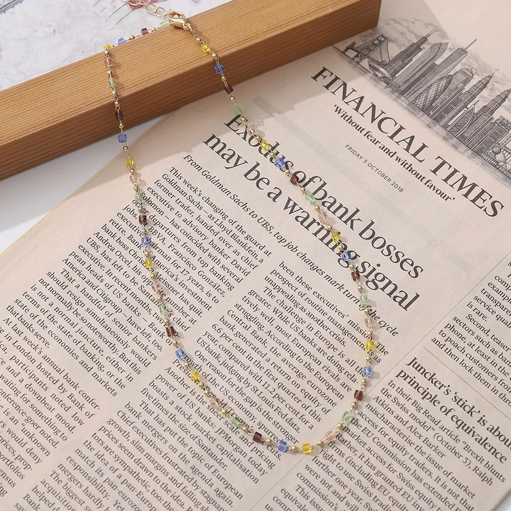 Ожерелье с бисером в стиле бохо