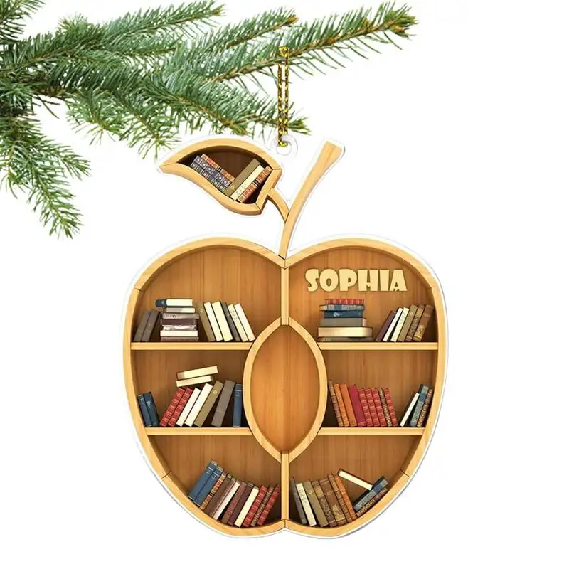 

Книжная полка, рождественские украшения, подвесные украшения для елки, книжная полка в ассортименте, акриловые украшения, книжные подарки, ...