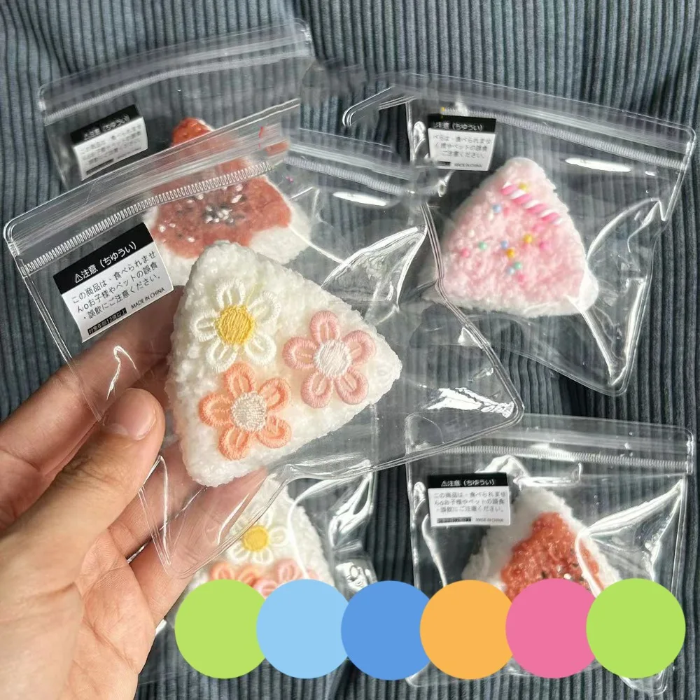 Кунжутные треугольные рисовые шарики сжимаемые игрушки модели животных