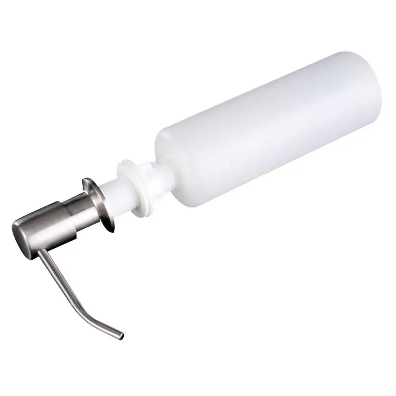 

Практичный дозатор для мыла в кухонной раковине с головкой из нержавеющей стали и диспенсером для моющего средства в бутылке, домашний кухо...