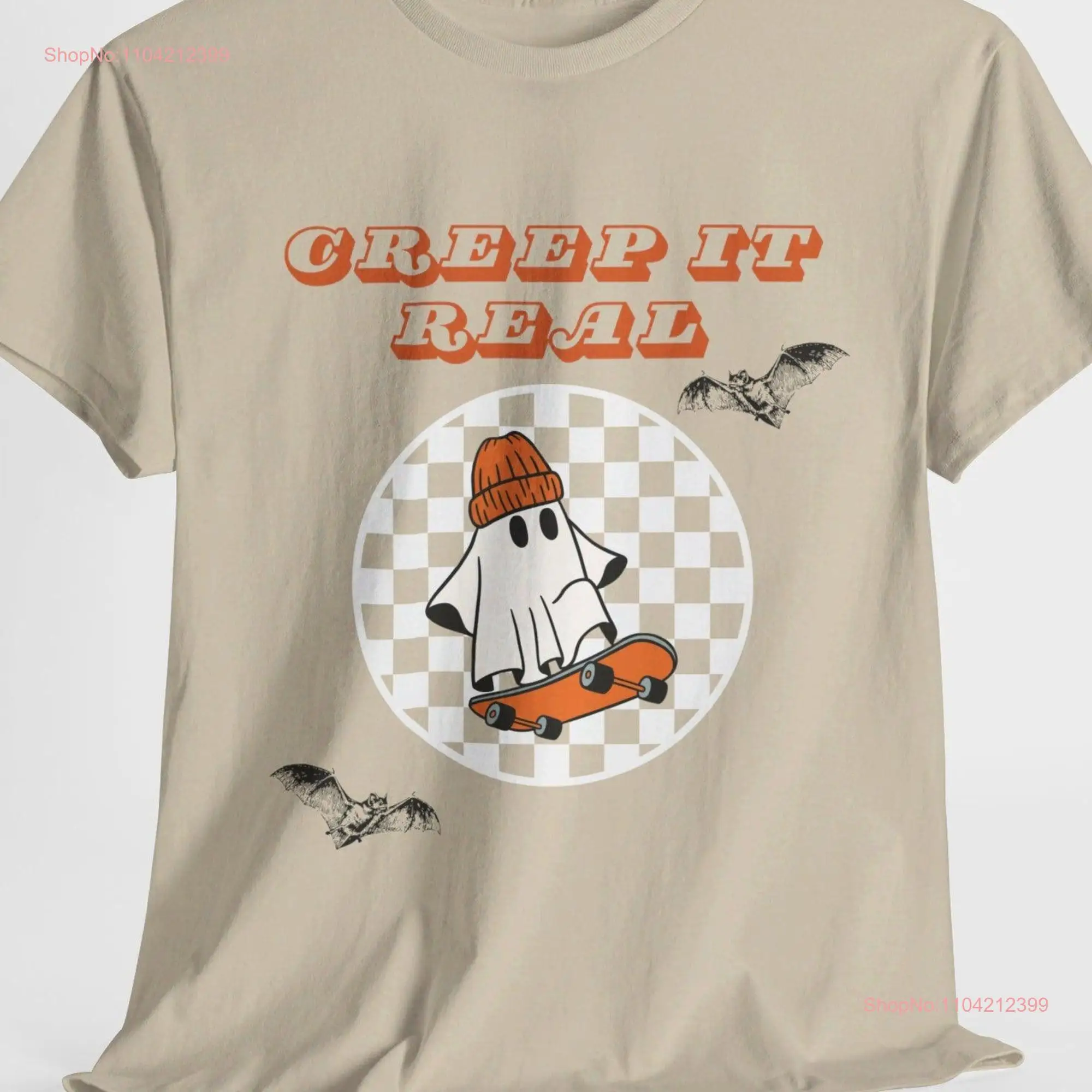 Футболка Creep it Real UNISEX с жуткими вибрами уличная одежда классическая осенняя на