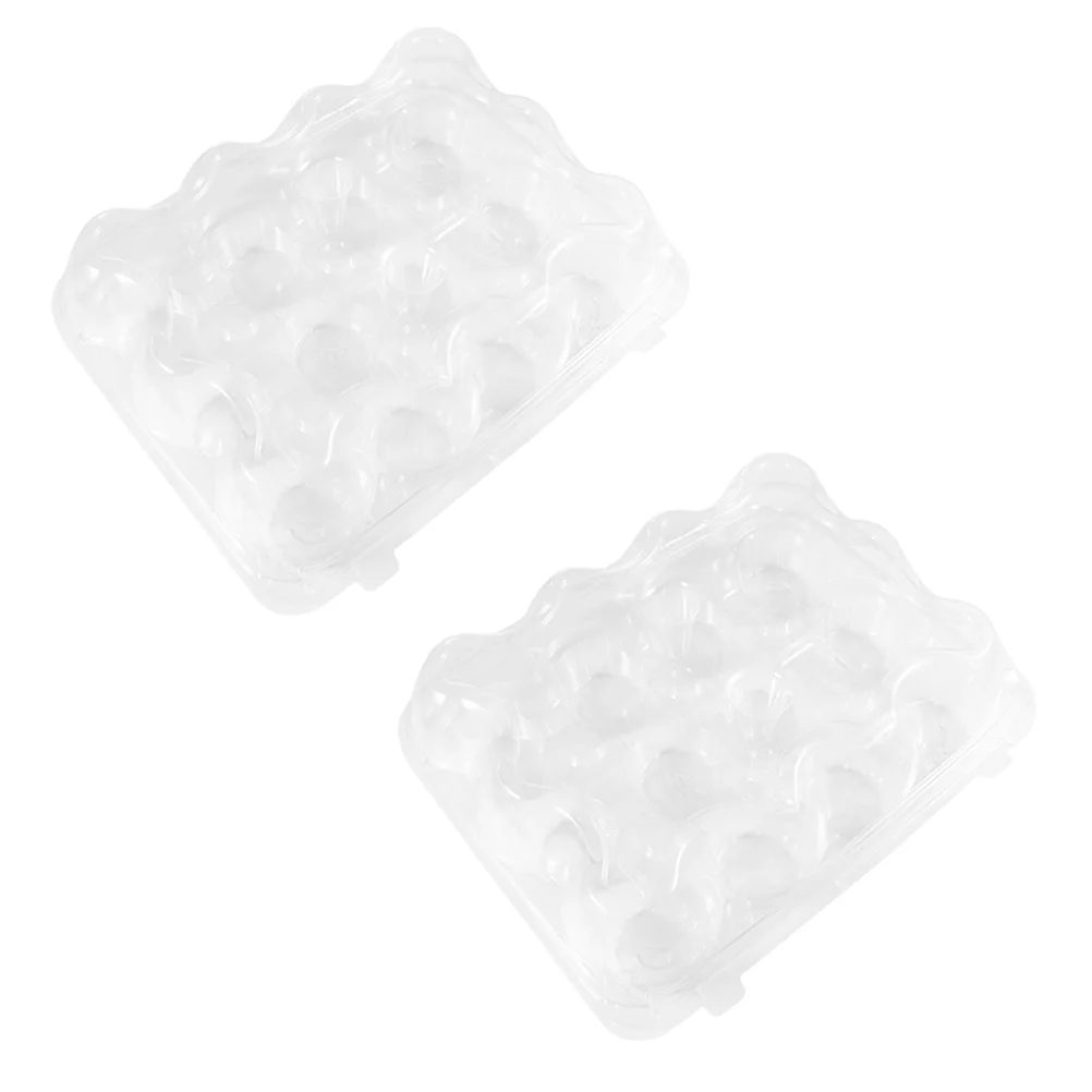 2 шт. штабелируемые мини-контейнеры для кексов коробки транспорта маффинов