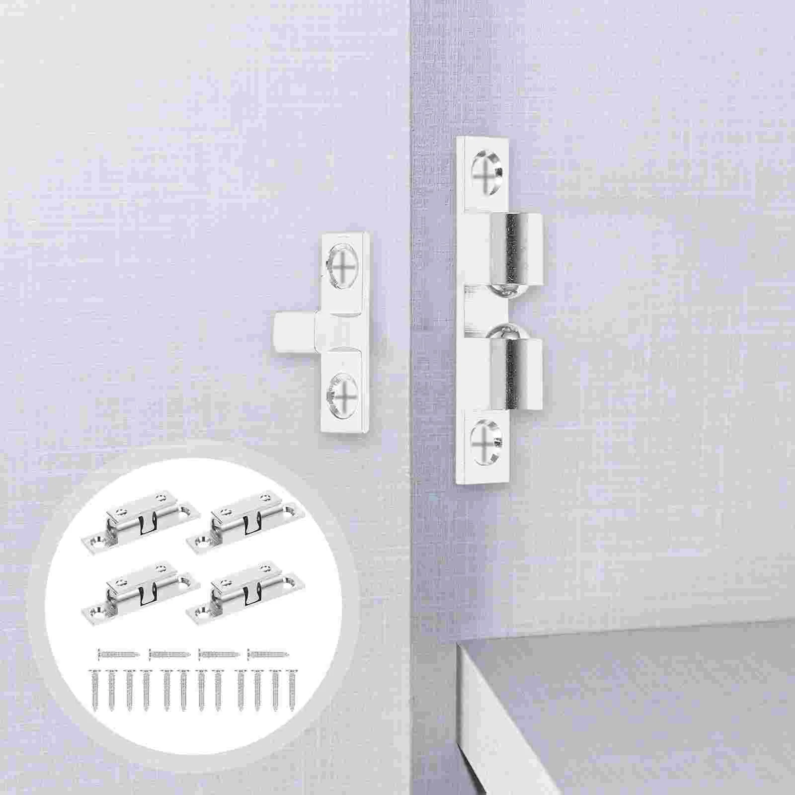 

4 Pcs Door Roller Catches Adjustable Latches Furniture Catch