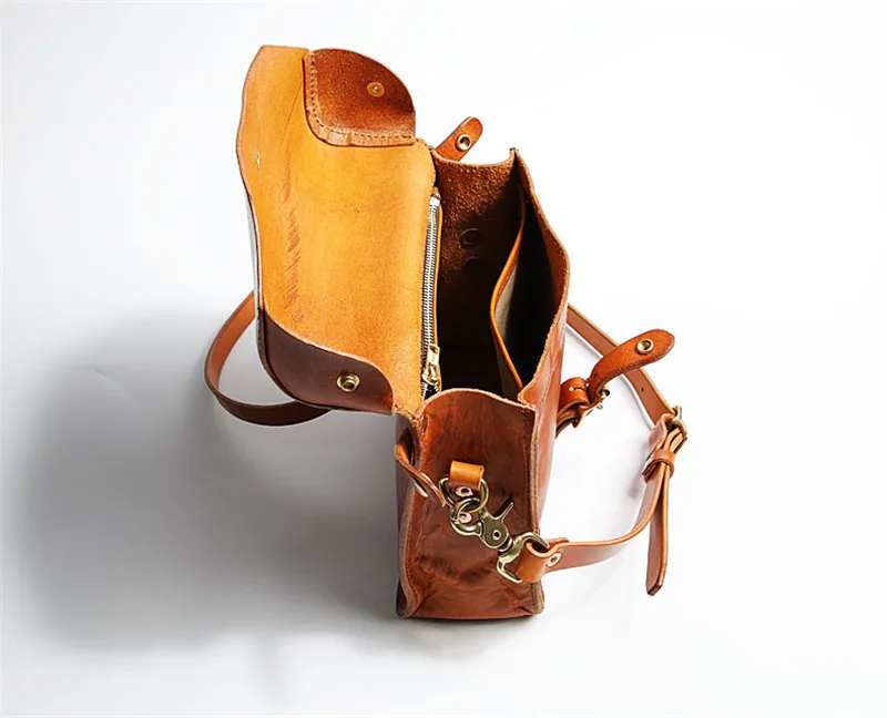 Outdoor casual luxury genuine leather men's small cross-body bag weekend daily high-quality real cowhide phone shoulder bag