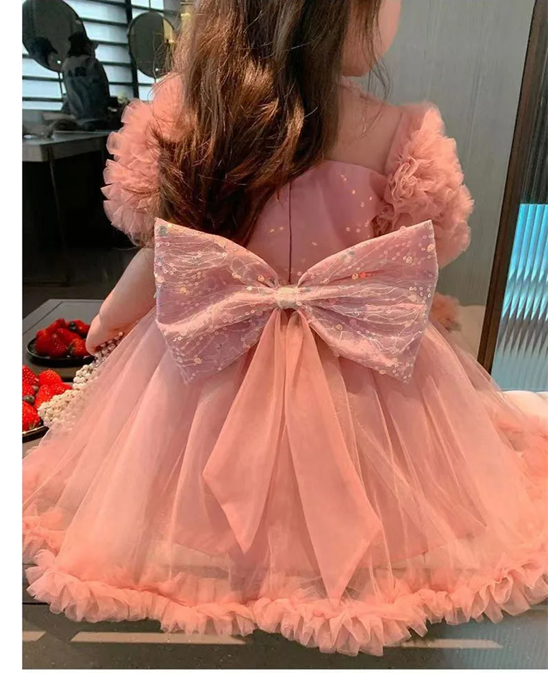 

Новые милые платья для девочек, детские пышные платья-пачки, детское платье принцессы, платье на день рождения, платья, детская вечерняя оде...