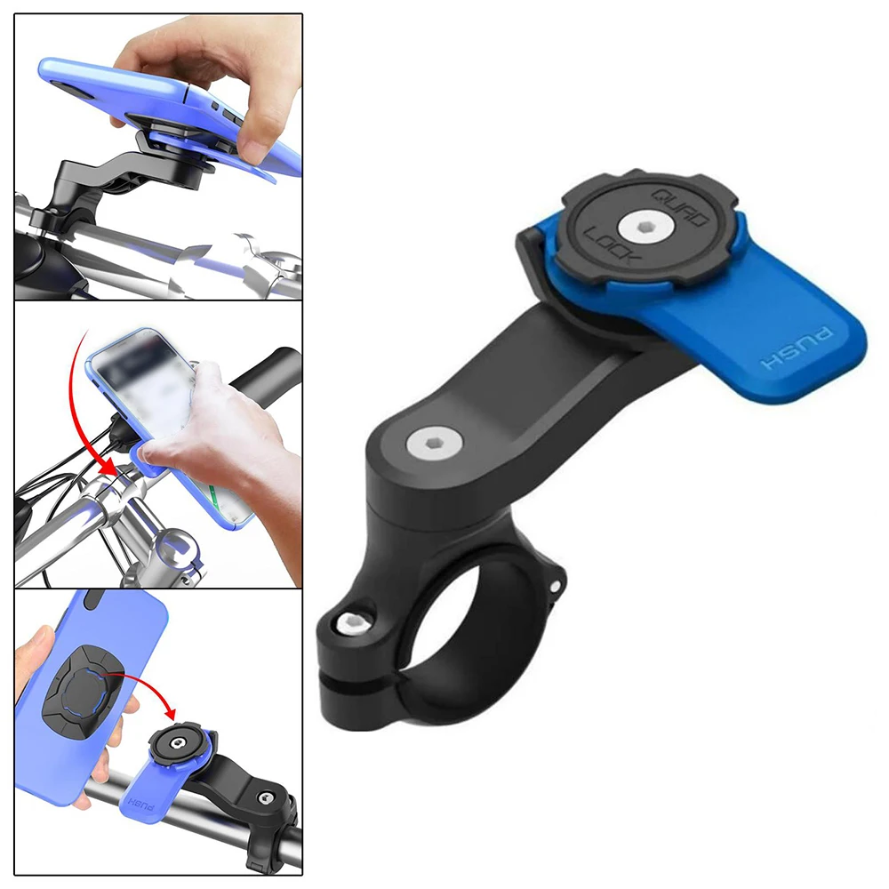

Motorcycle Bike Anti-shake Phone Holder Shock Absorber Phone Bracket Vibration Damper Self Lock Bicycle Handlebar Stem Holder