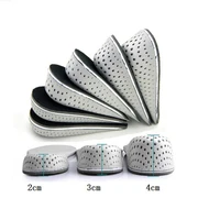 1 pair shoe insoles breathable memory foam heighten heel insert sports shoes pad cushion unisex 2 4 5cm height increase insoles