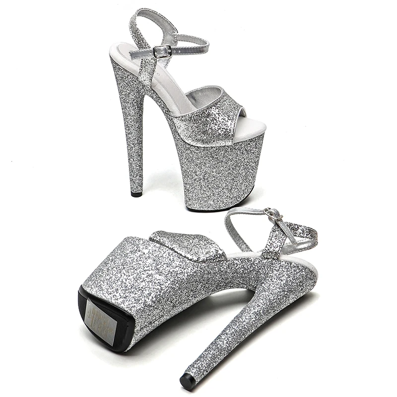 Leecabe 8Inch/20cm Women's Platform party High Heels Shoes Pole Dancing Shoes