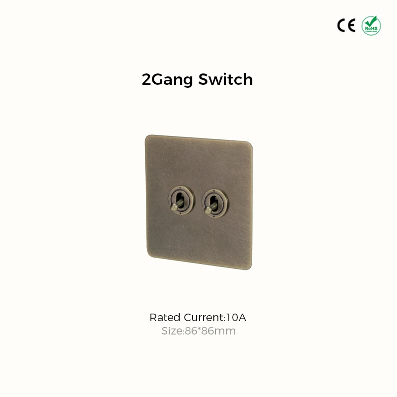 

AVOIR Премиальные бронзовые тумблеры 220В