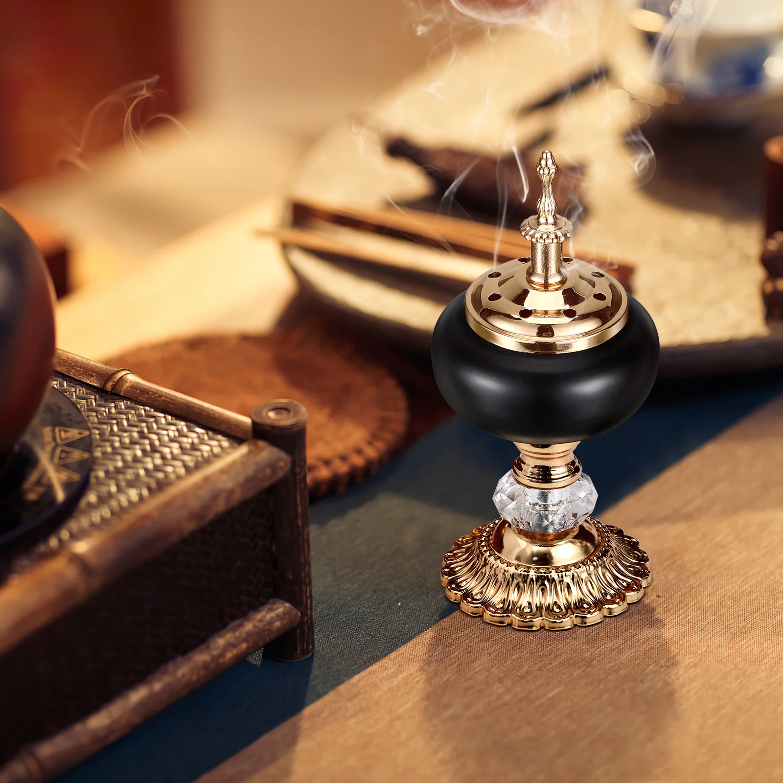 Тарелка для благовоний европейский полый держатель офисная горелка кованое