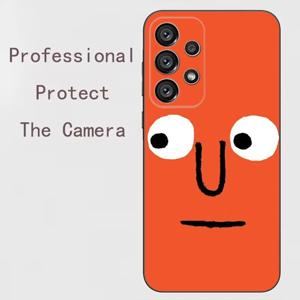 Чехол для телефона J-Jean Jullien Samsung Galaxy A91 A80 A73 A72 A71 A53A52 A32 A31A22 A21s A20 черный чехол