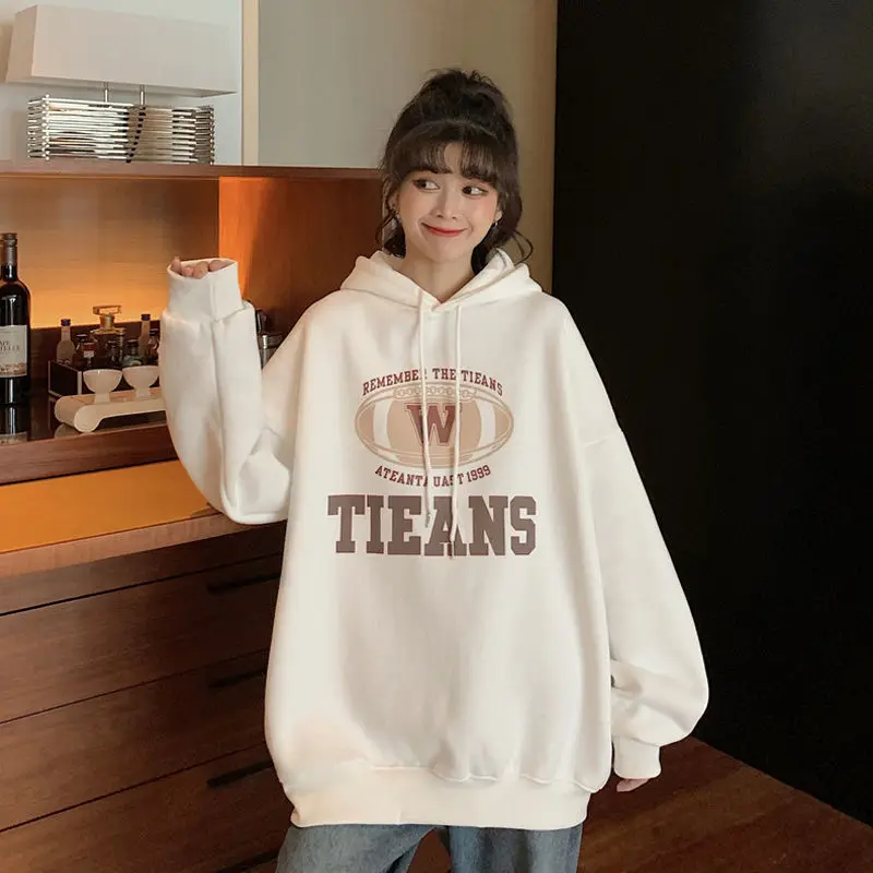 

Kawaii Harajuku Hoodies For Women clothes Hooded long Sleeve Jumper Hooded Regular Coat Casual korean style Sweatshirt