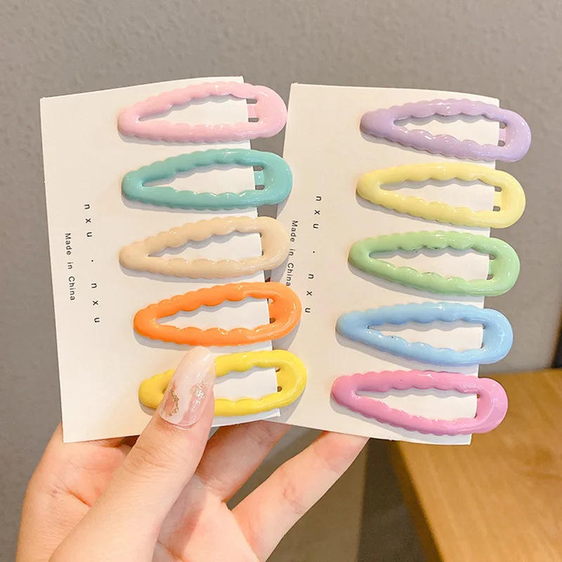 Hair Pin Kawaii Simple Basic Hair Clips For Children Headwear Headdress Girls Kids Hair Accessories