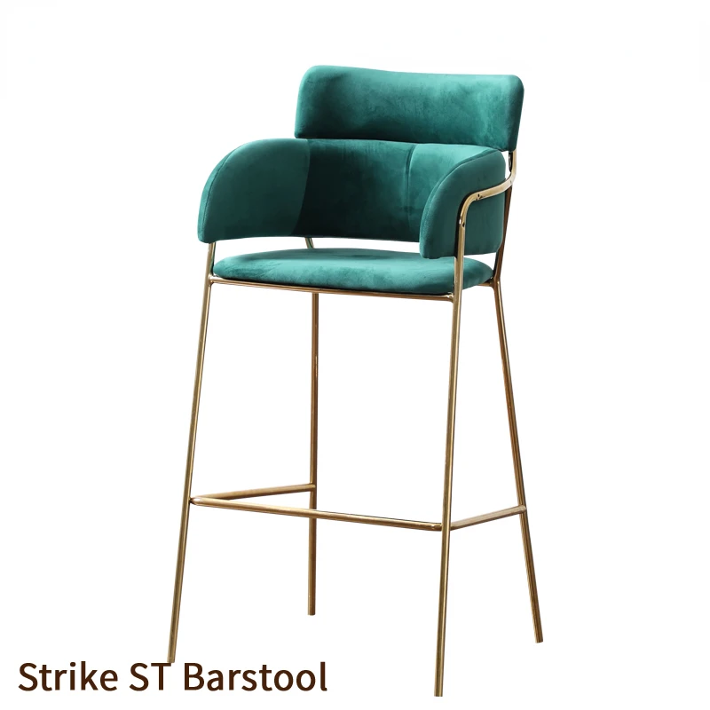

Furniture Strike ST Barstol Knocking Bar Chair Light Luxury Bar Chair Simple High Bench