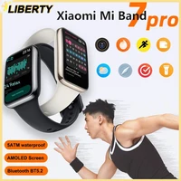 original xiaomi mi band 7 pro smart bracelet 1 64 inch amoled screen gps blood oxygen fitness traker waterproof smart band7 pro
