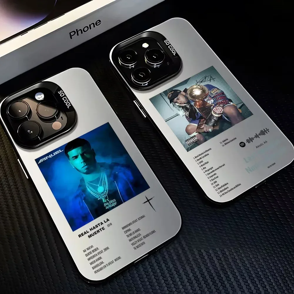 Модный чехол для телефона Hot Rapper Anuel AA Xiaomi Redmi Note 7 8 9 9S 10 11 12 13 14 Pro Plus 4G 5G с защитой от