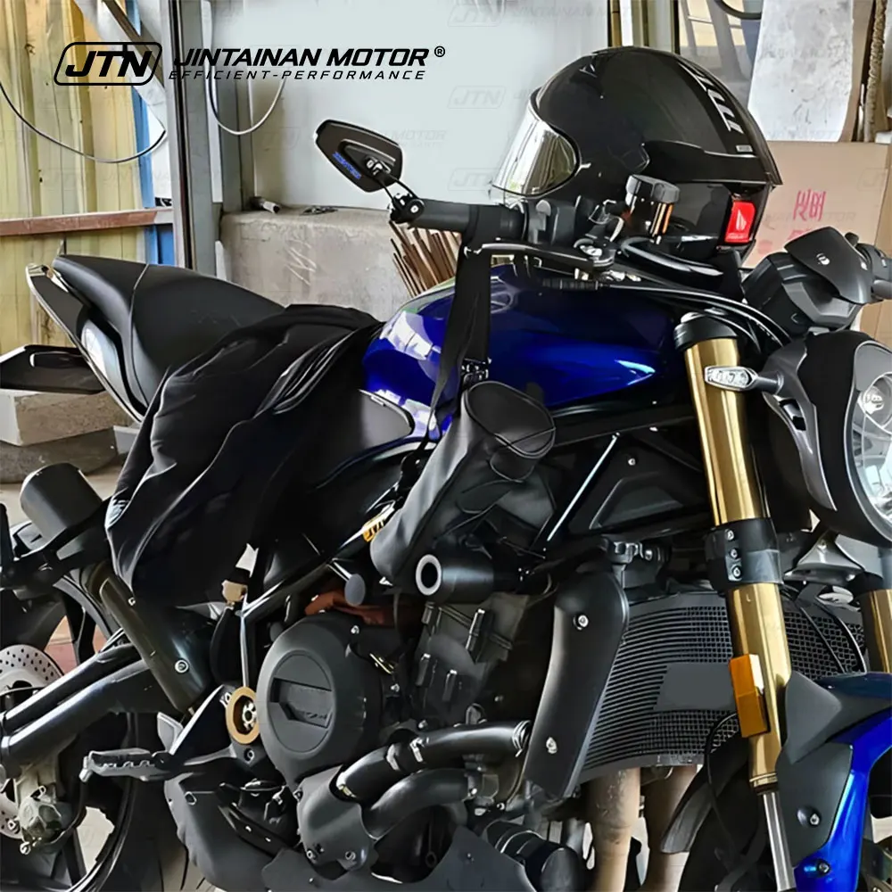 Фото Зеркало JTN на конце для STREET TRIPLE 765 R RS S 2020 ~ 2026, комплект зеркал на руле с левой и правой стороны мотоцикла №2