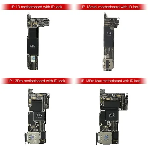 Блокированная материнская плата ICloud ID для IPhone 13 13mini 13 Pro Max, Логическая плата для тренировок замены, полное питание на экране, тестирование материнской платы