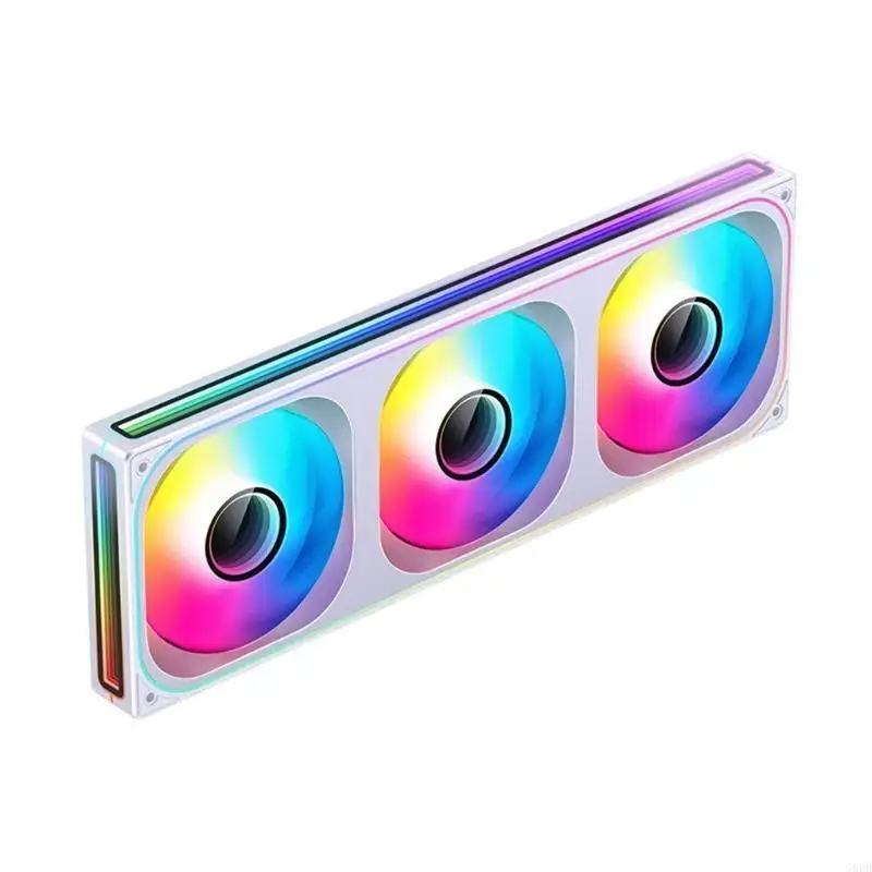 Фото G6DD Advanced 120 240 360 Однокорпусный вентилятор Вентилятор с RGB-подсветкой 1/2/3 x 120 мм Конструкция с высоким статическим №4