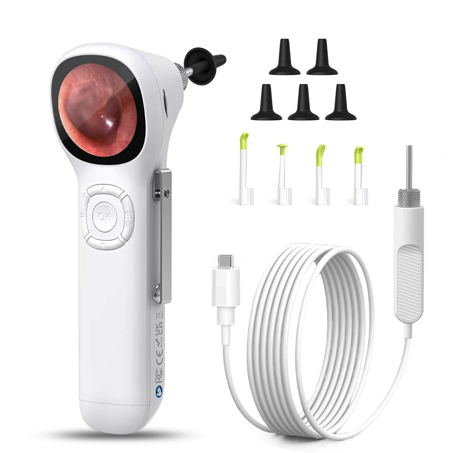 LYNSUM Портативный отоскоп 720P