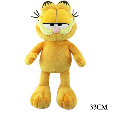 Классическая мультяшная плюшевая игрушка Garfield, милая мягкая подушка Kawaii, детские подарки на день рождения, детские игрушки для сна