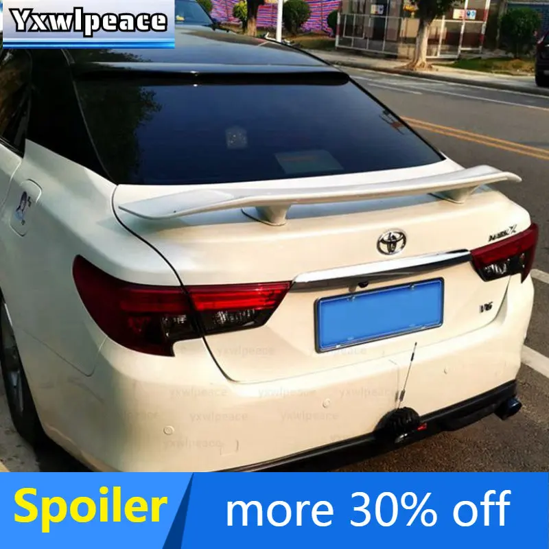 

For Toyota Reiz Mark X 2011 2012 2013 2014 2015 Spoiler High Quality ABS Plastic Unpainted Color Rear Trunk Spoiler Car Styling