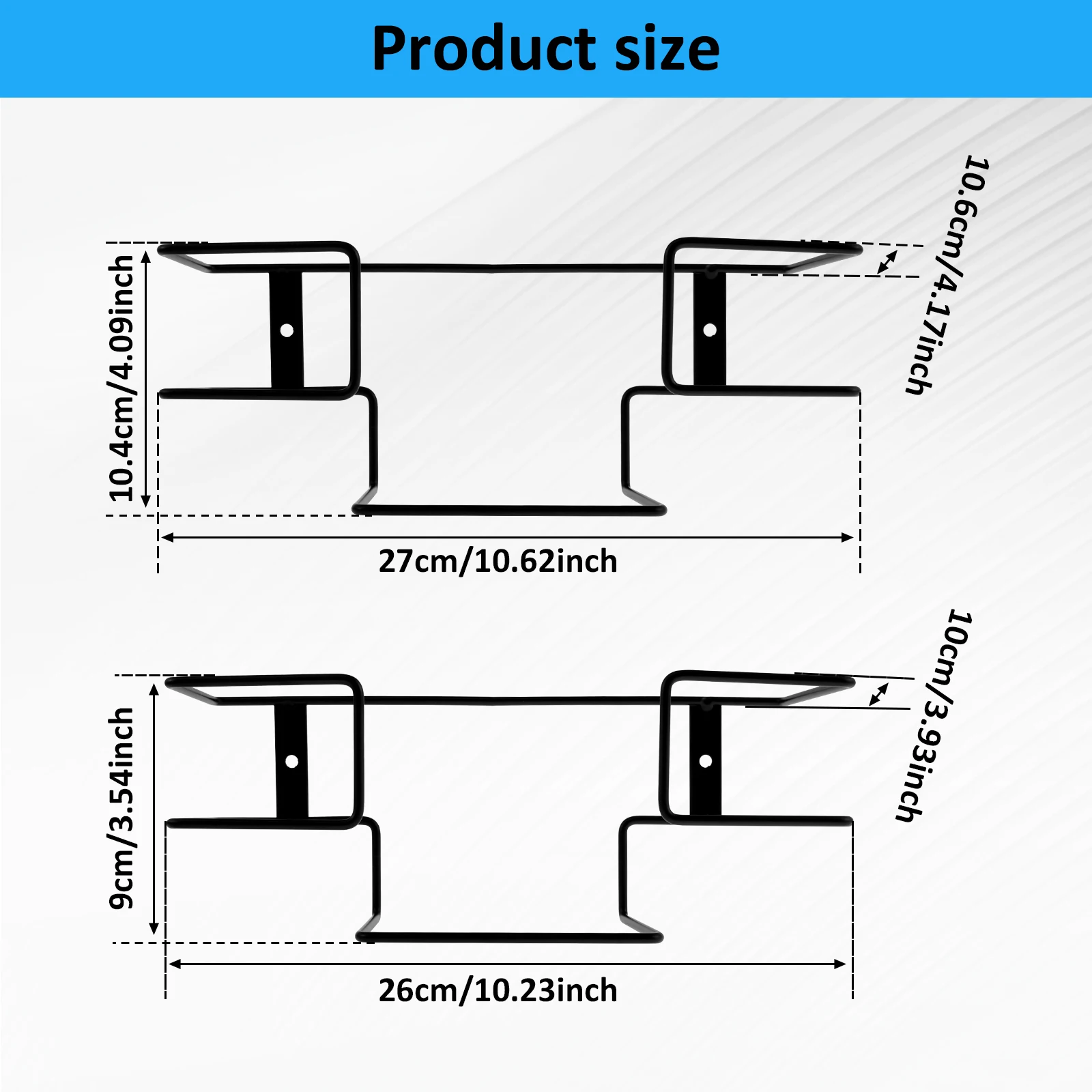 

Металлические держатели для перчаток 2 штуки