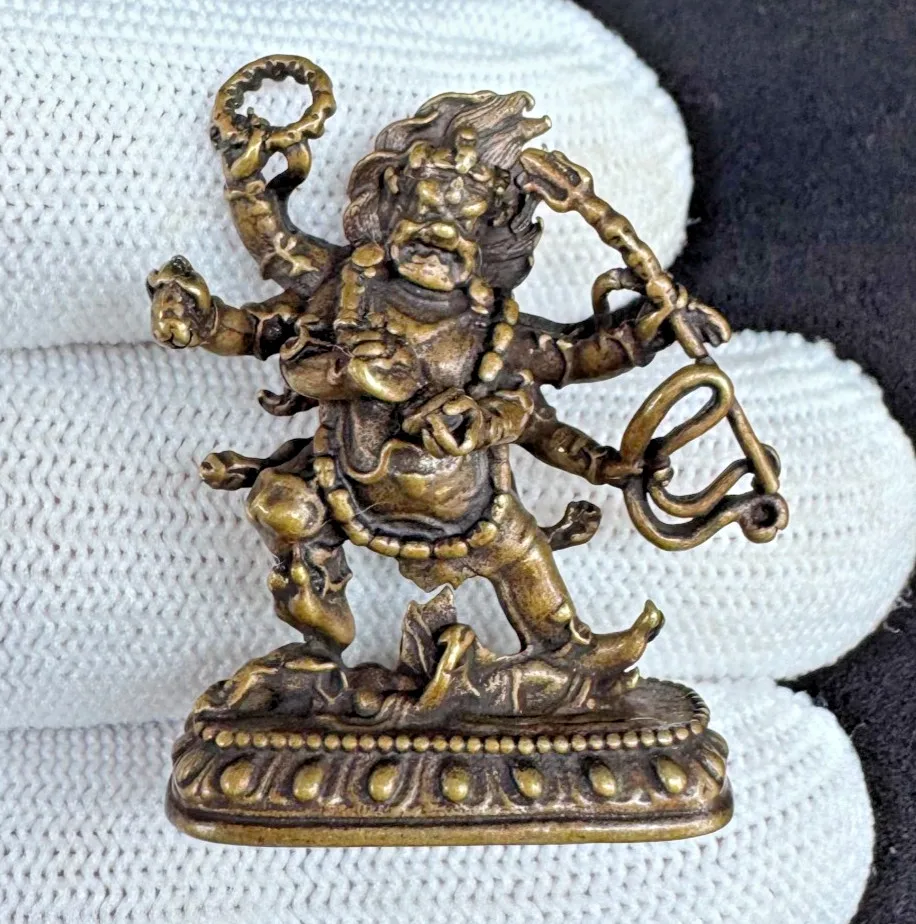 

Статуэтка Махакала из меди