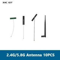 10pcslot 2 4g5 8g wifi antenna xhciot pcb antenna series small size 5dbi rubber antenna sma j for wireless module for ruter