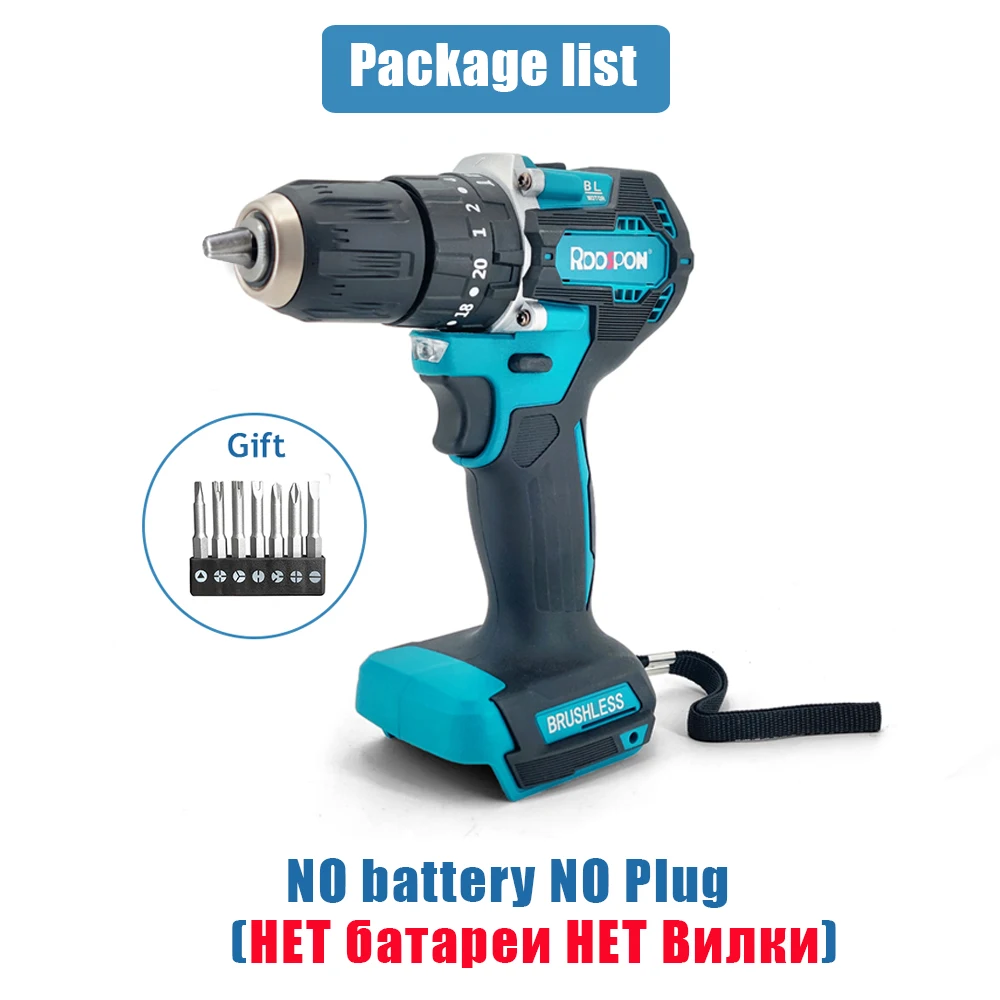 

Аккумуляторная дрель-отвертка RDDSPON 3 в 1 для аккумулятора Makita 18 В