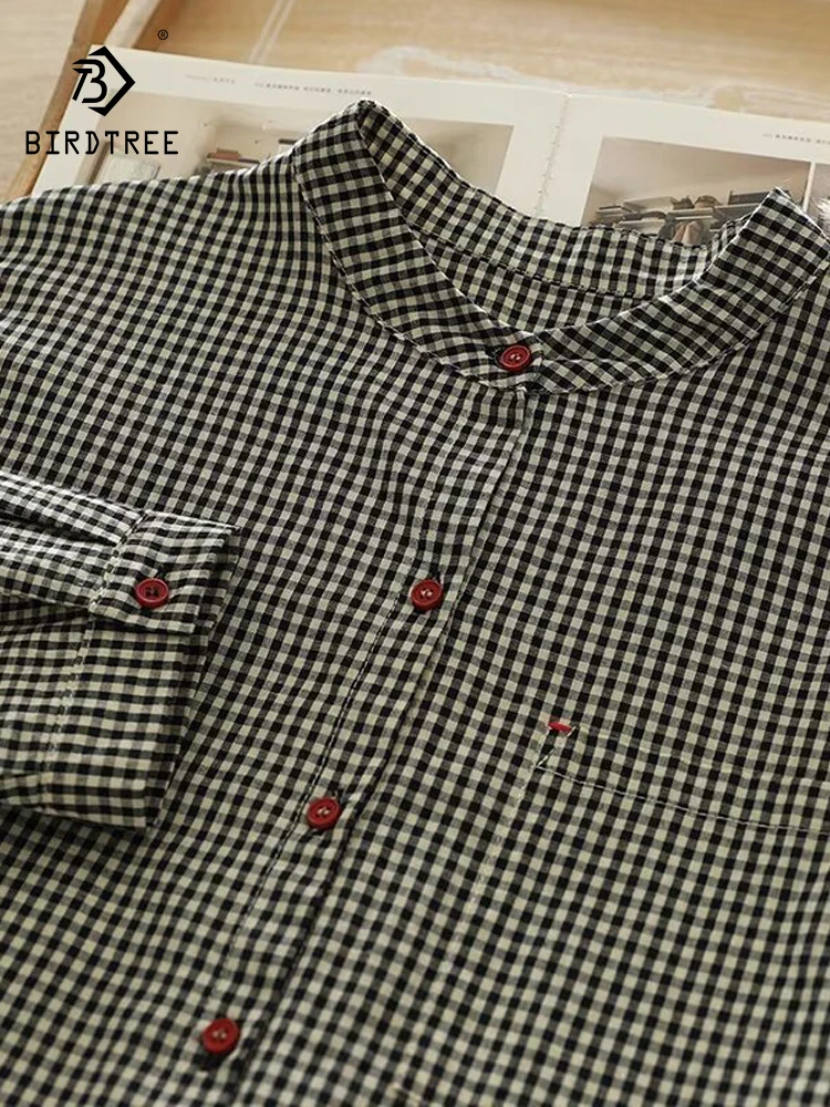 Рубашка с длинным рукавом женская хлопковая Повседневная Свободная блузка в