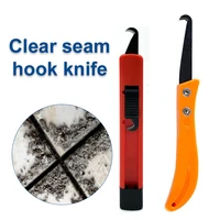 professional cleaning and removal of old hand grout tungsten steel joint notcher tool collator tile gap repair tool hook knife