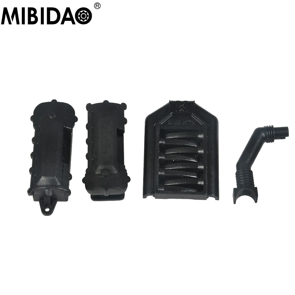 

MIBIDAO симуляция V8 крышка двигателя шарнир протектор для 1/10 Traxxas TRX4 D90 RC Гусеничный автомобиль запчасти