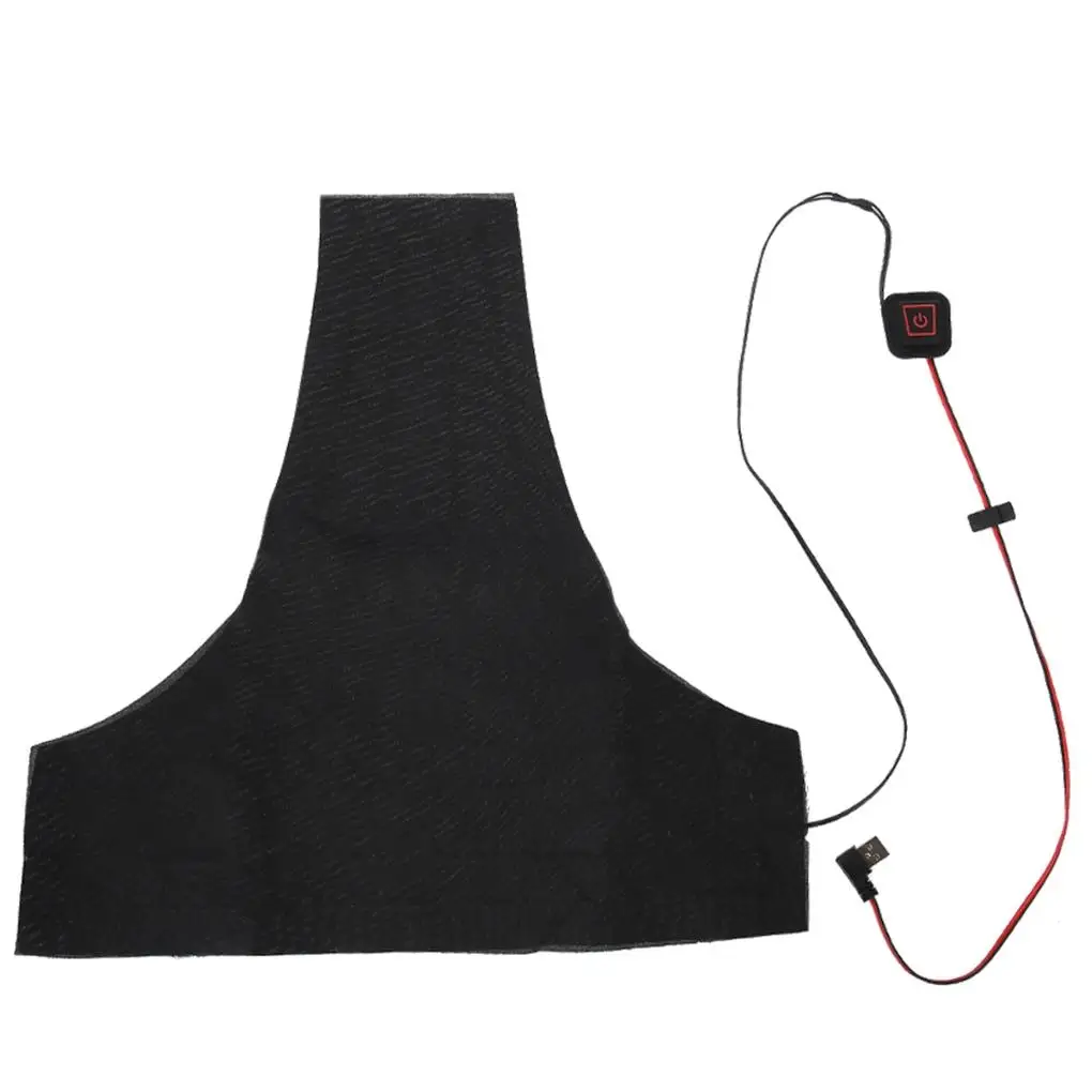 

5V 2A USB Electric Heating Vest Cloth Heater Pad Adjustable Temperature Warmer Tool