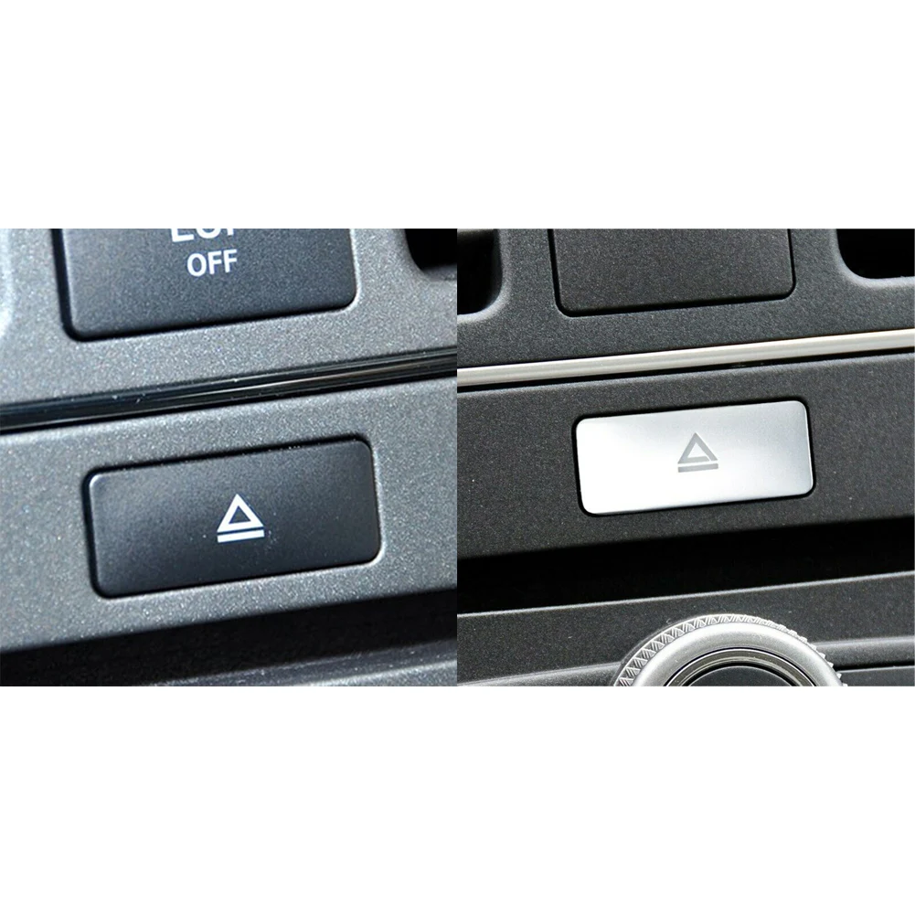 

1pc Button Stickers Accessories Car Interior Part Silver Trim Stickers For Mercedes-Benz C Class W204 2008-2010