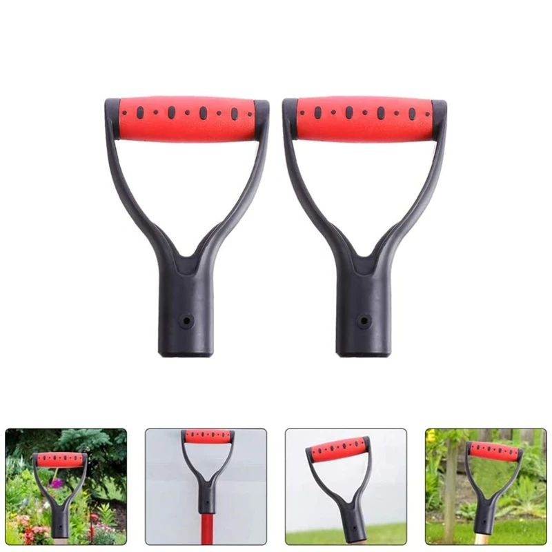 

Shovel D Grip Handle Plastic Spade Handle Good Hand Protect Garden Accessories For Snow Shovel Digging Raking Tool