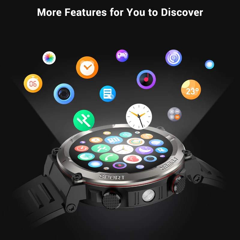 [Мировая премьера] Blackview W50Pro Smartwatch 1 45-дюймовый TFT-дисплей IP68 Bluetooth Телефонные