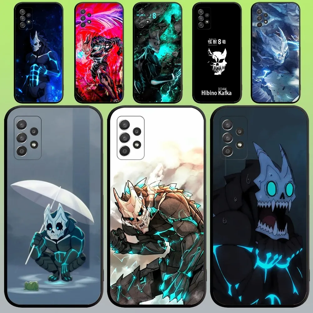 К-Кадзю No. Чехол для телефона 8 Kafka Samsung Galaxy A20 A21s A22 A31 A32 A52 A53 A72 73 A80 A91 Мягкий черный