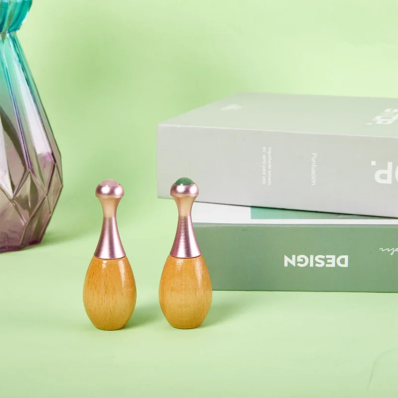 1 шт. массажер для глаз в форме тыквы из натурального нефрита тела плеч шеи и спины