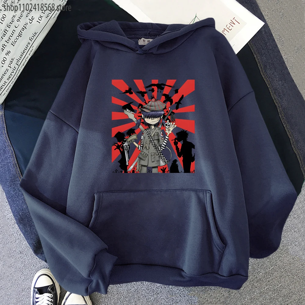 

Gorillaz Funny Printed Hoodie Men/Women Harajuku Sweatshirt Korean Oversized Clothes Unisex Male Streetwear Rock Band Sudaderas