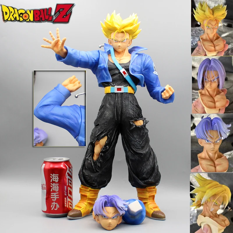 

41cm Dragon Ball Z Figure Trunks Anime Figures Future Trunks Super Saiyan Gk Figurine Pvc Statue Model Doll Collectible Toy Gift