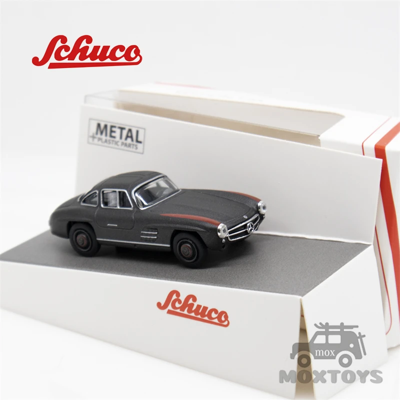 

Schuco 1:64 MB 300 SL CUSTOM Matte dark grey Diecast Model Car