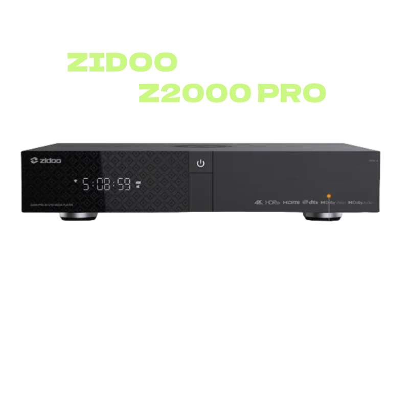 Медиаплеер ZIDOO Z2000 PRO 4K набор микросхем RTD1619BPD ОС Android 11 поддержка HDR10+ и всех HDR Technoly