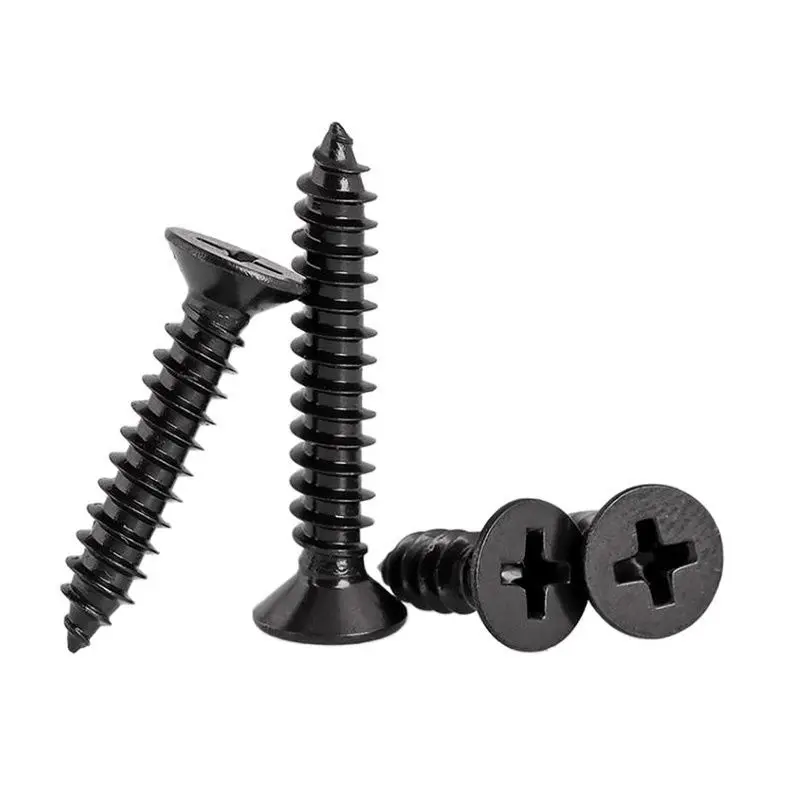 

Black Phillips Countersunk Flat Head Self Tapping Wood Screws M1 M1.2 M1.4 M1.5 M1.6 M1.7 M1.8 M2 M2.3